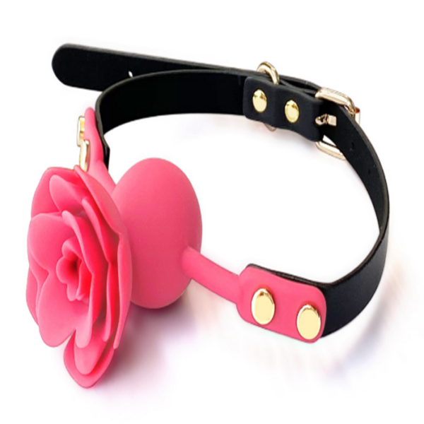 Pink Rose Mouth Gag
